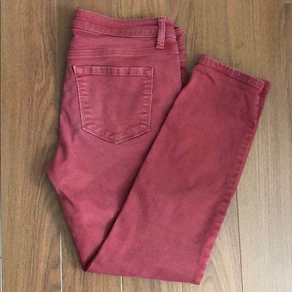 loft red skinny jeans - Picture 2 of 2